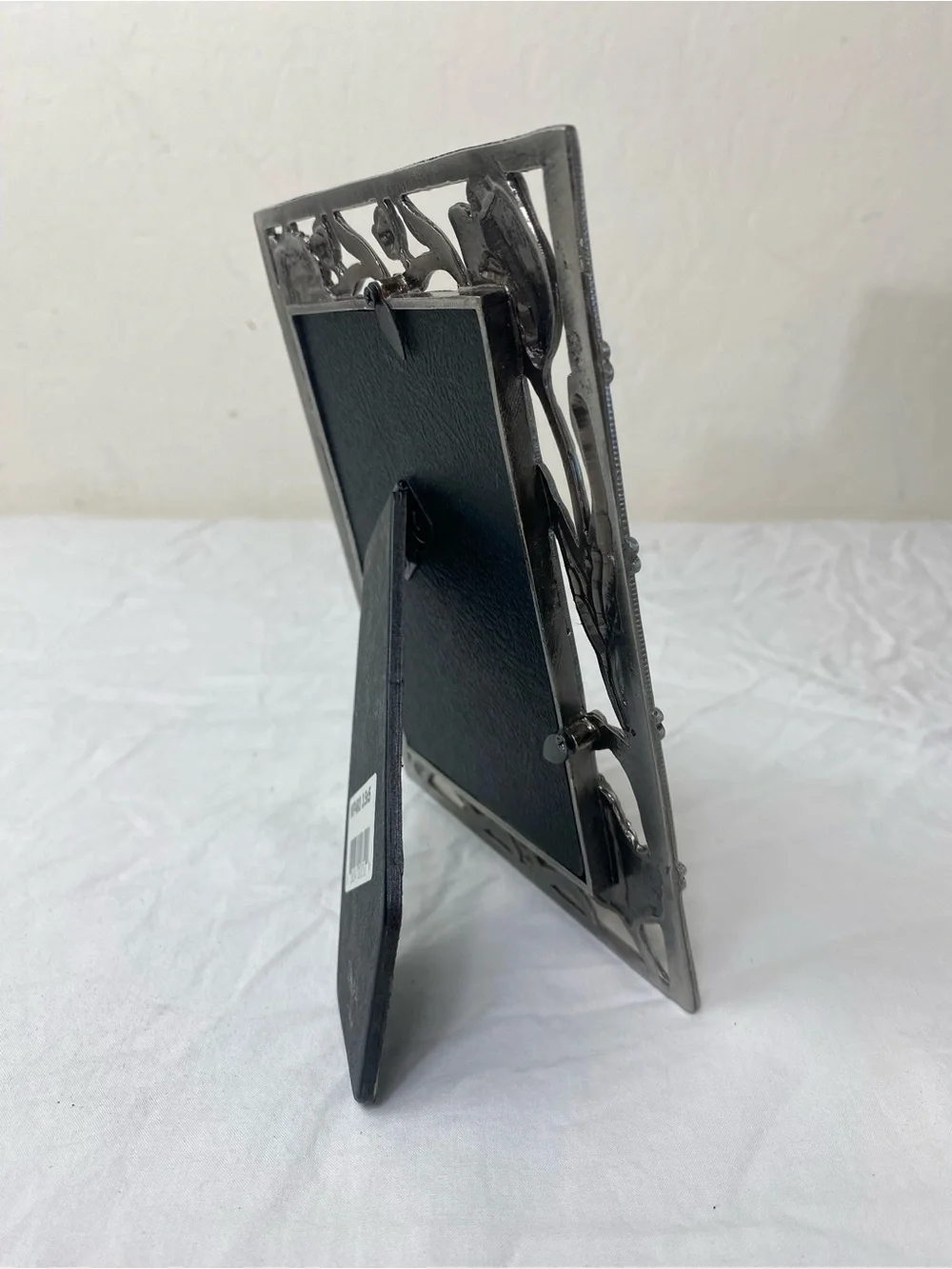 ELSA 1996 Vintage Silver Tulip Metal Photo Frame